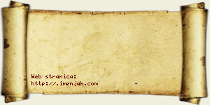 Tanja Vojinović vizit kartica